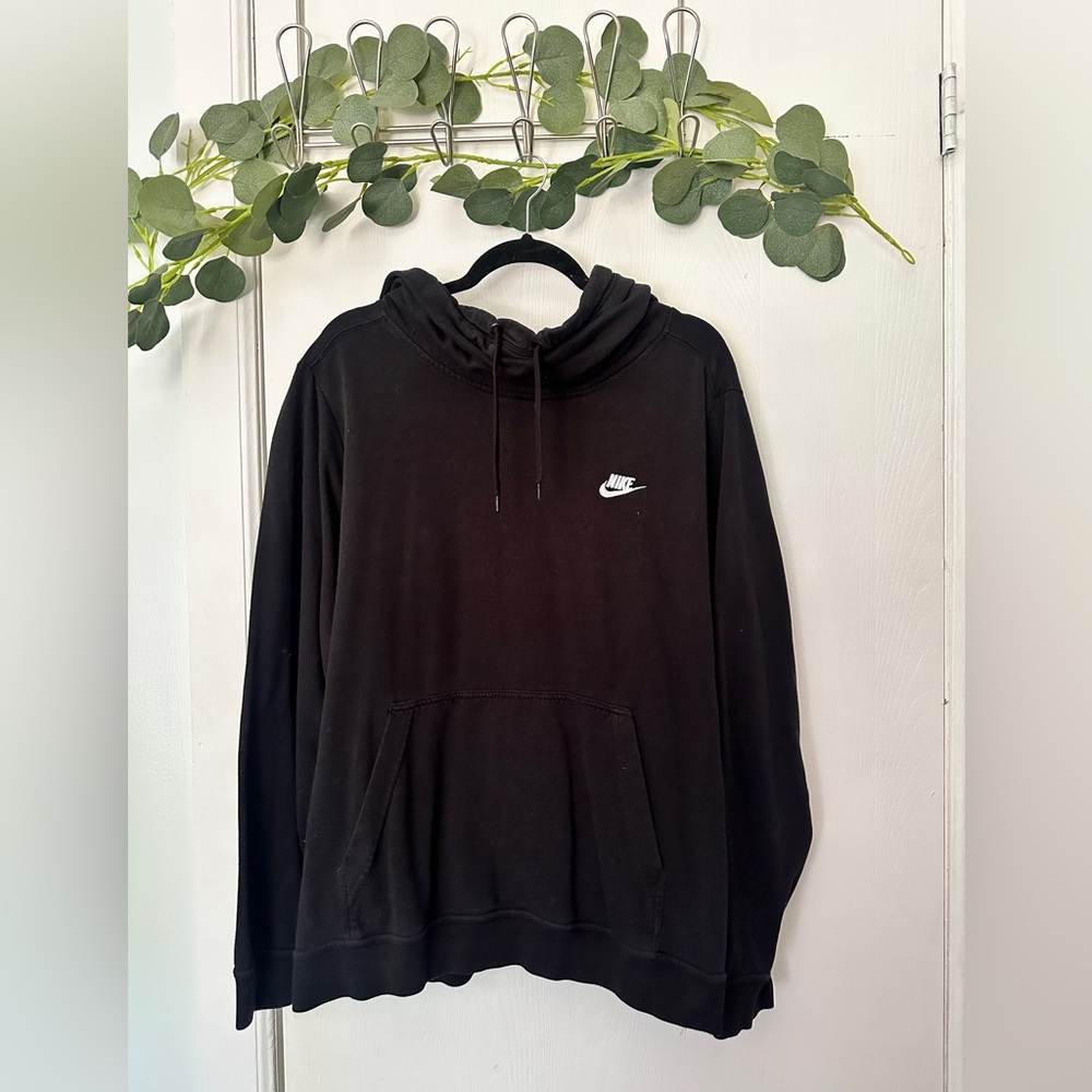 Black Nike Cowlneck Hoodie